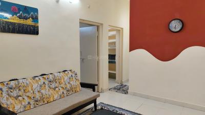 Living Room Image of 490 Sq.ft 1 BHK Apartment / Flat for rent in Begumpet Hyderabad for Rs. 23000