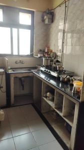 Kitchen Image of 560 Sq.ft 1 BHK Apartment / Flat for rent in Hiranandani Leonardo, Hiranandani Estate Thane for Rs. 22000