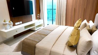 Bedroom Image of 1885 Sq.ft 3 BHK Apartment / Flat for sale in Singhpura Zirakpur for Rs. 9500000