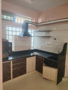 Kitchen Image of 800 Sq.ft 2 BHK Builder Floor for rent in Annapurneshwari Nagar Bengaluru for Rs. 14000