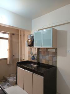Kitchen Image of 715 Sq.ft 1 BHK Apartment / Flat for rent in Ceratec Pavilion, Kiwale Pune for Rs. 19000