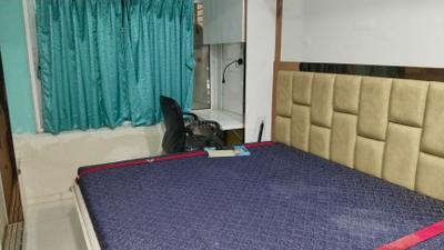 Bedroom Image of 650 Sq.ft 1 BHK Apartment / Flat for rent in CIDCO Fam CHS, Kopar Khairane Navi Mumbai for Rs. 40000
