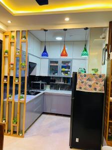 Kitchen Image of 1120 Sq.ft 3 BHK Builder Floor for sale in Signature Global Park 4 And 5, Sector 36 Sohna for Rs. 10000000