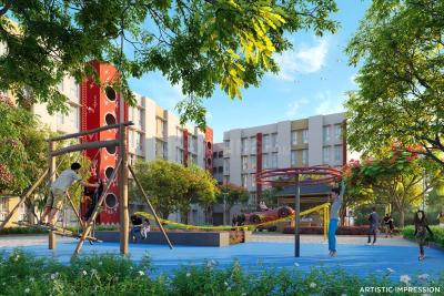 Image of 350 Sq.ft 1 BHK Apartment / Flat for sale in Mahindra Happinest, Devkhope, Mumbai for Rs. 1950000
