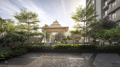 Pooja Room Image of 1300 Sq.ft 2 BHK Apartment / Flat for sale in Happy Uptown, Bopal Ahmedabad for Rs. 6000000