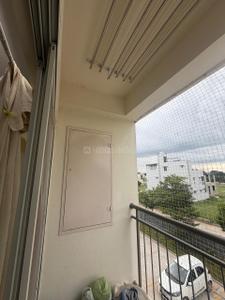 Balcony Image of 825 Sq.ft 2 BHK Apartment / Flat for rent in Pride Sunrise Phase 2, Bukkasagara Bengaluru for Rs. 22000