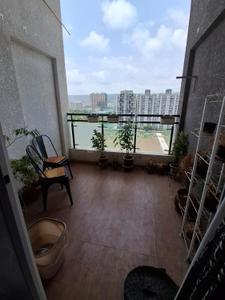 Balcony Image of 1250 Sq.ft 3 BHK Apartment / Flat for rent in Undri Pune for Rs. 32000