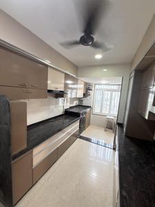 Kitchen Image of 1050 Sq.ft 2.5 BHK Apartment / Flat for rent in Evershine Crown, Kandivali West Mumbai for Rs. 70000
