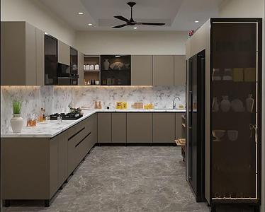 Kitchen Image of 1850 Sq.ft 3.5 BHK Builder Floor for sale in UCHDPL Sector 3 Wave Floors, Wave City Ghaziabad for Rs. 9900000