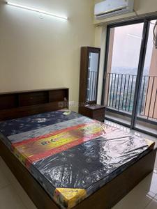 Bedroom Image of 830 Sq.ft 2 BHK Apartment / Flat for rent in Elevate At Godrej Se7en, Hanspukuria Kolkata for Rs. 26000