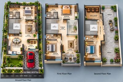 Image of 2700 Sq.ft 4 BHK Villa for sale in Bhanur, Sangareddy for Rs. 13500000