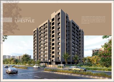 Image of 1278 Sq.ft 2 BHK Apartment / Flat for sale in Sanidhya Suvas, Tragad, Ahmedabad for Rs. 5151000