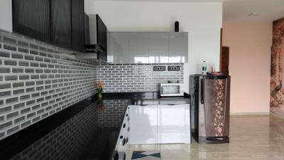 Kitchen Image of 1500 Sq.ft 3 BHK Apartment / Flat for rent in Marvel Ideal Spacio Phase 1, Pisoli Pune for Rs. 45000