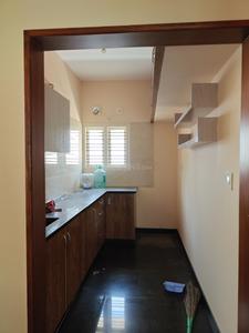 Kitchen Image of 950 Sq.ft 2 BHK Apartment / Flat for rent in Annapurneshwari Nagar Bengaluru for Rs. 30000