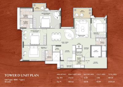 Image of 3860 Sq.ft 4 BHK Apartment / Flat for sale in Adani Amaris, Gota, Ahmedabad for Rs. 28200000