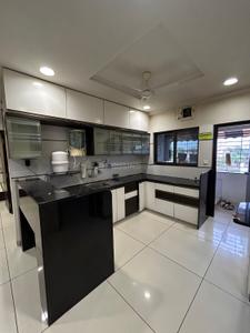Kitchen Image of 1950 Sq.ft 3 BHK Apartment / Flat for rent in Vasna Vadodara for Rs. 30000