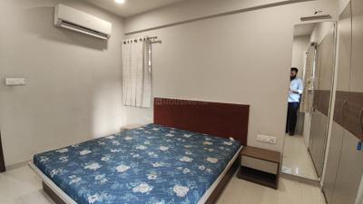 Bedroom Image of 1475 Sq.ft 2.5 BHK Apartment / Flat for rent in Adani Elysium, Shantigram Ahmedabad for Rs. 38000