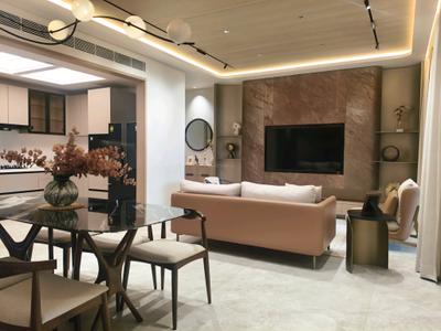 Living Room Image of 3000 Sq.ft 4 BHK Apartment / Flat for sale in Kunal The Canary Sky Oasis Phase 1, Balewadi Pune for Rs. 25000000