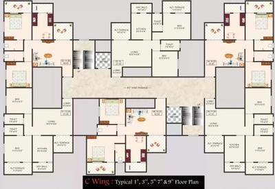 Image of 898 Sq.ft 2 BHK Apartment / Flat for sale in Bhondve Empire, Ravet, Pune for Rs. 6930000