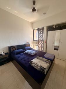 Bedroom Image of 450 Sq.ft 1 BHK Apartment / Flat for rent in Crown Lodha Quality Home Tower 2, Thane West Thane for Rs. 33000