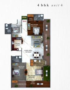Image of 2675 Sq.ft 3 BHK Apartment / Flat for sale in Bayleaf Heights, Canal Road, Dehradun for Rs. 22712000