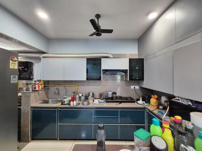 Kitchen Image of 1760 Sq.ft 3 BHK Apartment / Flat for rent in Vishwanath Maher Select, Shela Ahmedabad for Rs. 45000