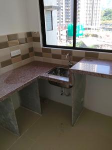 Kitchen Image of 494 Sq.ft 2 BHK Apartment / Flat for sale in Wadhwa Wise City South Block Phase I Plot RZ9 Building 1 Wing D4, Vardoli Navi Mumbai for Rs. 6300000