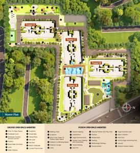 Image of 1068 Sq.ft 2 BHK Apartment / Flat for sale in Sukhwani Palmera Reserves Phase I, Kiwale, Pune for Rs. 8500000