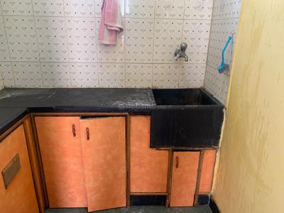 Kitchen Image of 200 Sq.ft 1 RK Builder Floor for rent in Halasuru Bengaluru for Rs. 11500