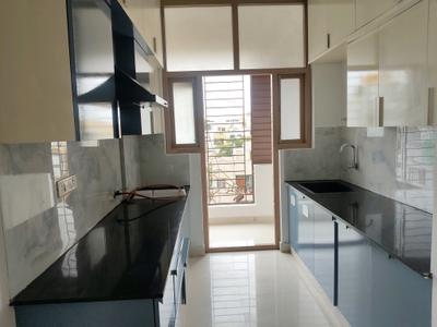 Kitchen Image of 598 Sq.ft 1 BHK Apartment / Flat for rent in Mahadevapura Bengaluru for Rs. 30000