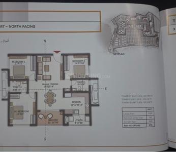 Image of 1631 Sq.ft 3 BHK Apartment / Flat for sale in Prestige The Prestige City Hyderabad, Premavathi Pet, Hyderabad for Rs. 16000000