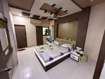Bedroom Image of 1200 Sq.ft 2 BHK Apartment / Flat for rent in Isanpur Ahmedabad for Rs. 25000
