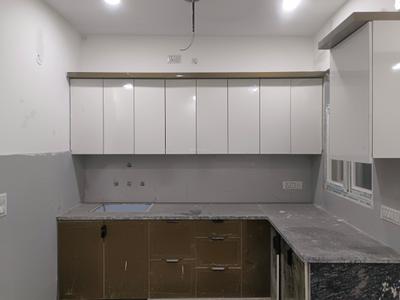 Kitchen Image of 950 Sq.ft 3 BHK Apartment / Flat for sale in Fairdeal Burari Dream Homes, Burari New Delhi for Rs. 4511000