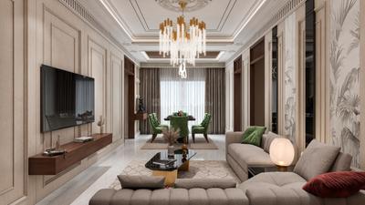Hall Image of 1201 Sq.ft 3 BHK Apartment / Flat for sale in Semmancheri Chennai for Rs. 10000000