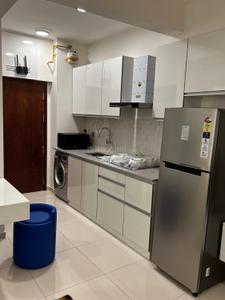 Kitchen Image of 500 Sq.ft 1 RK Apartment / Flat for rent in L And T Raintree Boulevard, Sahakara Nagar Bengaluru for Rs. 40000