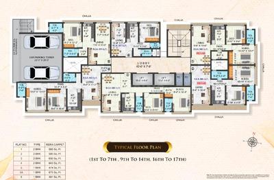 Image of 574 Sq.ft 1 BHK Apartment / Flat for sale in Pragati Elanza, Ghatkopar East, Mumbai for Rs. 11500000