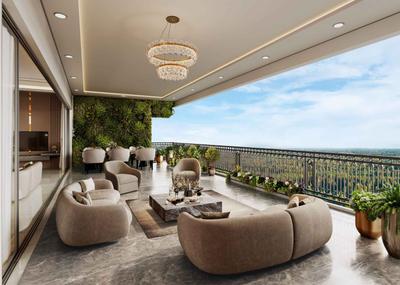 Balcony Image of 4000 Sq.ft 4 BHK Apartment / Flat for sale in Lodha Fiorana Beaumont Estate Phase 1, Meenakunte Bengaluru for Rs. 56300000