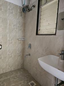 Common Bathroom Two Image of 500 Sq.ft 1 BHK Apartment / Flat for rent in VTP Purvanchal, Kesnand Pune for Rs. 14200