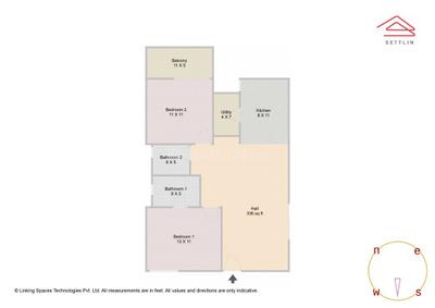 Image of 1119 Sq.ft 2 BHK Apartment / Flat for sale in BDA BDA Gunjur Housing Project by Bangalore Development Authority, Gunjur, Bengaluru for Rs. 8100000