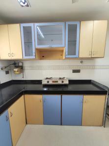 Kitchen Image of 670 Sq.ft 1 BHK Apartment / Flat for rent in Agarwal Trinity Towers, Malad West Mumbai for Rs. 48000
