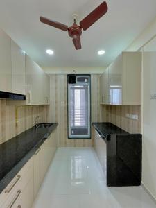 Kitchen Image of 1100 Sq.ft 3 BHK Apartment / Flat for rent in Sheth Zuri, Thane West Thane for Rs. 85000