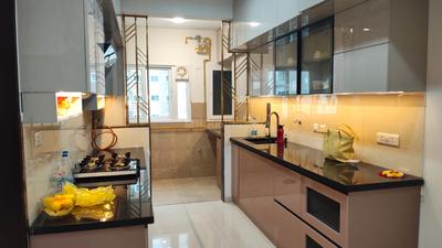 Kitchen Image of 1700 Sq.ft 3 BHK Apartment / Flat for rent in L And T Olivia At Raintree Boulevard, Sahakara Nagar Bengaluru for Rs. 75000