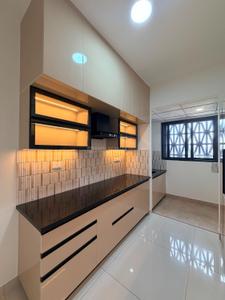 Kitchen Image of 1280 Sq.ft 1 BHK Apartment / Flat for rent in Purva Atmosphere, R.K. Hegde Nagar Bengaluru for Rs. 52000