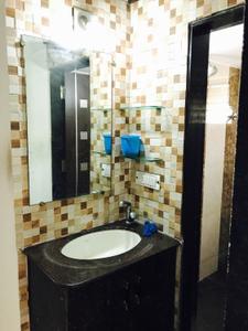 Bathroom Image of 1200 Sq.ft 1 BHK Apartment / Flat for rent in Shyamal Ahmedabad for Rs. 30000