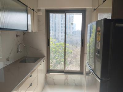 Kitchen Image of 600 Sq.ft 1 BHK Apartment / Flat for sale in Ascend Tower, Malad West Mumbai for Rs. 10000000