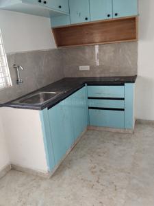 Kitchen Image of 550 Sq.ft 1 BHK Builder Floor for rent in Kondapur Hyderabad for Rs. 20000