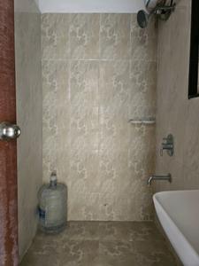 Common Bathroom Two Image of 500 Sq.ft 1 BHK Apartment / Flat for rent in VTP Purvanchal, Kesnand Pune for Rs. 14000