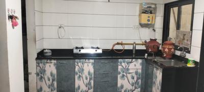 Kitchen Image of 1072 Sq.ft 3 BHK Apartment / Flat for sale in Sarthak Sarjak II, Bhaijipura Gandhinagar for Rs. 10500000