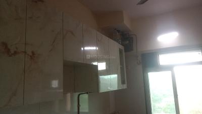 Kitchen Image of 559 Sq.ft 1 BHK Apartment / Flat for rent in Kasarvadavali Thane for Rs. 25000