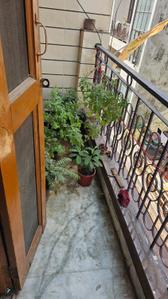Balcony Image of 540 Sq.ft 1 BHK Builder Floor for rent in Sector 12 Noida for Rs. 15000
